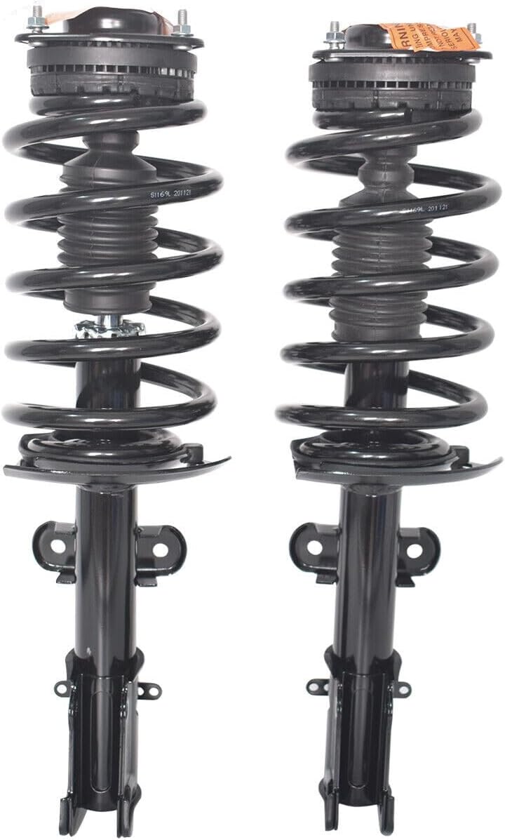 Front Complete Struts and Shock Absorbers Assembly Compatible with Dodge Grand Caravan/Chrysler Town & Country/Ram C/V 2012-2020, Shock Absorbers with Coil Spring, Replacement for 172780L 172780R