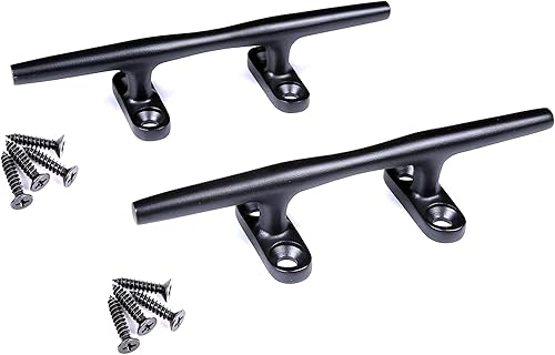 Miniatura 8 de Mxeol Marine Dock Cleat Boat Open Base Stainless Steel wScrews (4 PCS)