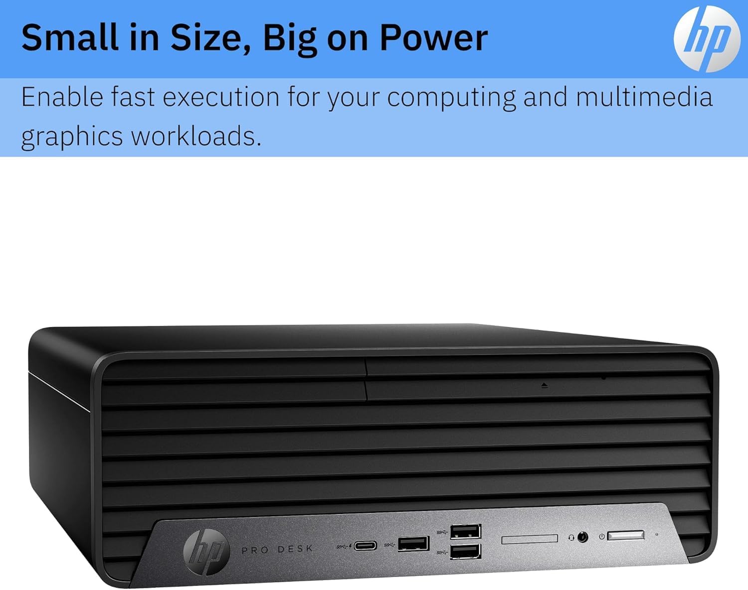 HP ProDesk 400 G9 Small Form Factor Business Desktop | 12th Gen Intel i9-12900K Processor | 64GB RAM | 1TB SSD | Wi-Fi 6 | HDMI | Type-C | DP | Support 4K | Windows 11 Pro