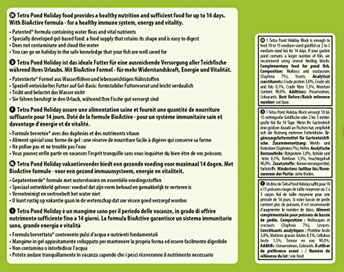 Tetra Pond Holiday - vakantievoer voor alle vijvervissen, gezonde voeding voor maximaal 14 dagen, 1 x gelvoerblok - Image 4