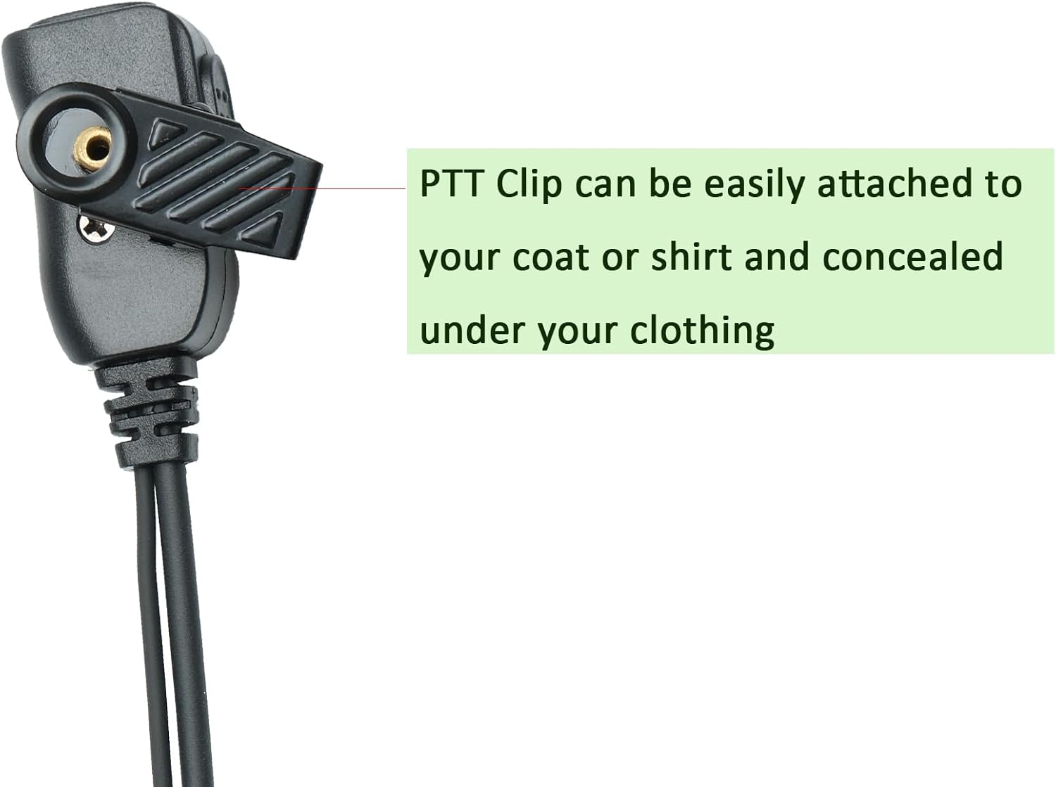 G Shape Headset with PTT Mic Compatible for Motorola CP185 CP200 CP200D CLS1410 CLS1110 BPR40 DTR410 PR400 RMU2040 Walkie Talkie Two Way Radio 10Pack