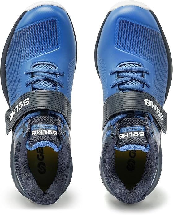 Image of SOLM8 S8 Cricket Shoes with Rubber Spikes - Performance Cleats for Men on Outdoor Turf /Grass, Featuring Wide Toe, Speed-Fit Lacing and New Gel Cushioned Insole