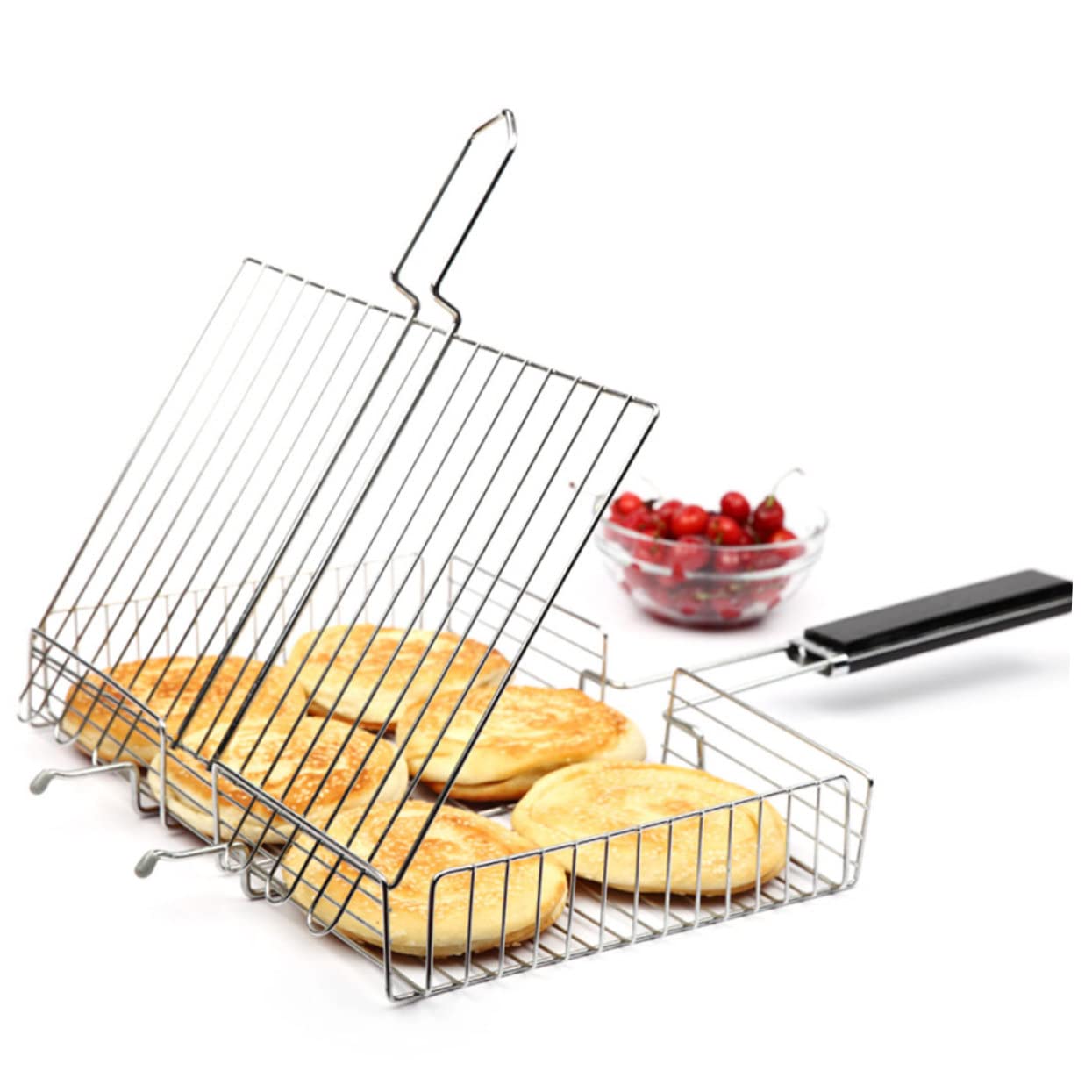 BESPORTBLE 1pezzi Barbecue Inossidabile per Pesce e Utensile da Cucina Resistente per Grigliate all Aperto per Feste e Campeggio
