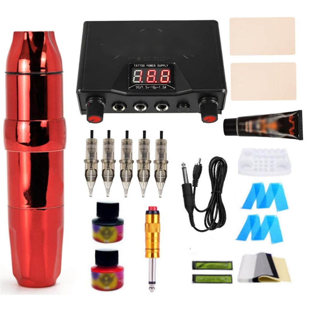Plastic Tattoo Machine Set Equipment Motor Pen