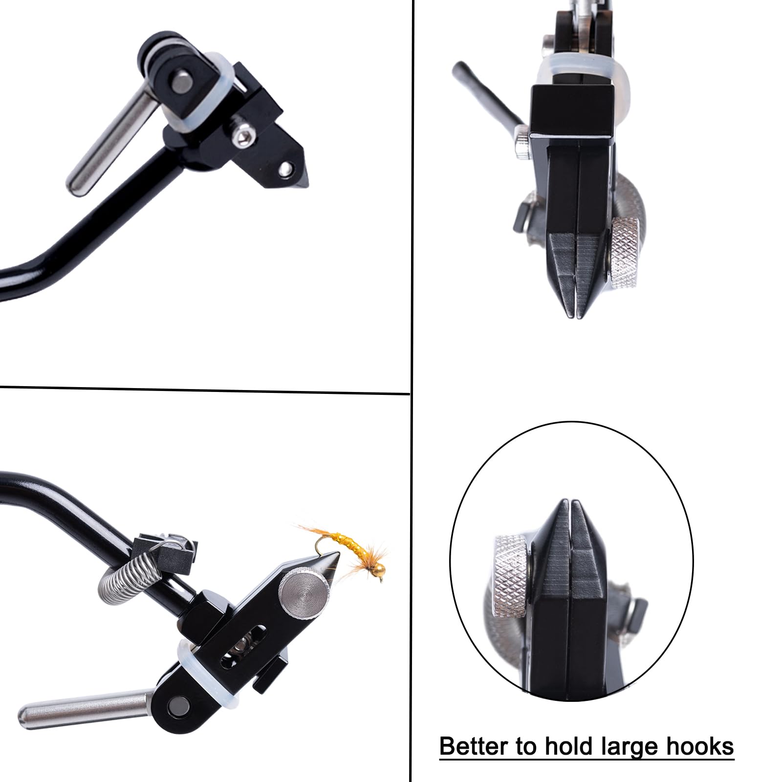 Raprance Rotary Fly Tying Vise with Portable Travel Case, Fly Fishing Tying Tool