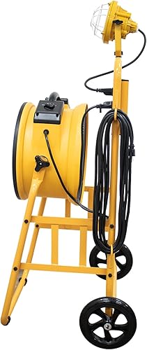 Miniatura 9 de XPOWER Ventilador de muelle FA-300K6 con carro y luz (amarillo)