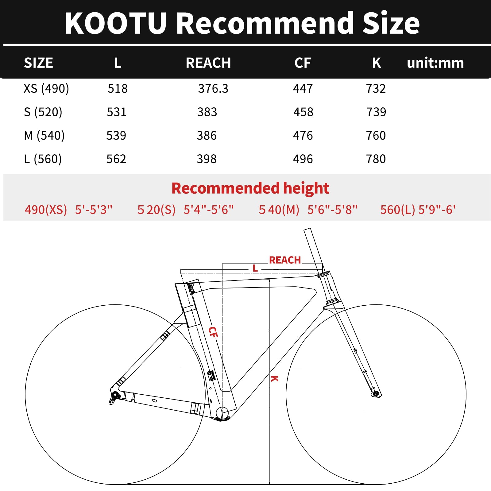 KOOTU Carbon Rennrad Leichtgewicht 24 Gang Rennrad mit Shimano Di2 7170 Gruppe T1000 Vollcarbon Rahmen & Gabel mit Scheibenbremse