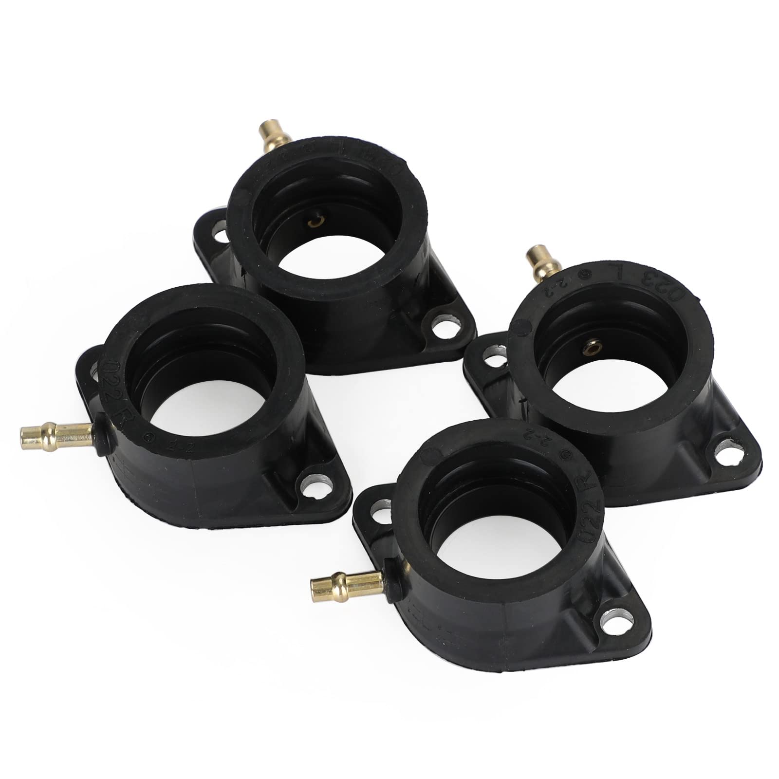 2点、ラムース Amazon.com: Topteng 4Pcs Intake Manifold Boots Carb fits for