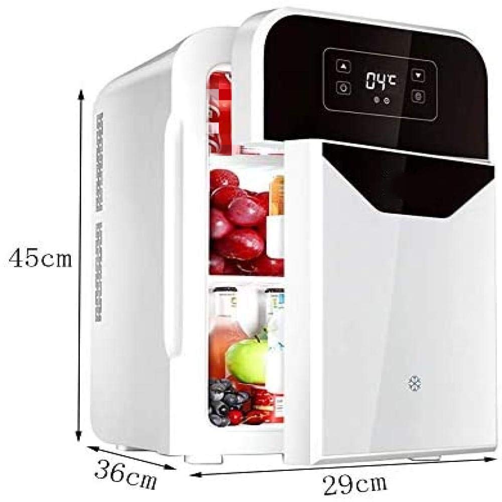 ZLM Mini frigo per auto ， frigorifero ultra silenzioso a basso rumore elettrico refrigeratore e riscaldatore ac/dc portatile mini frigoriferi auto congelatore 22 l bianco