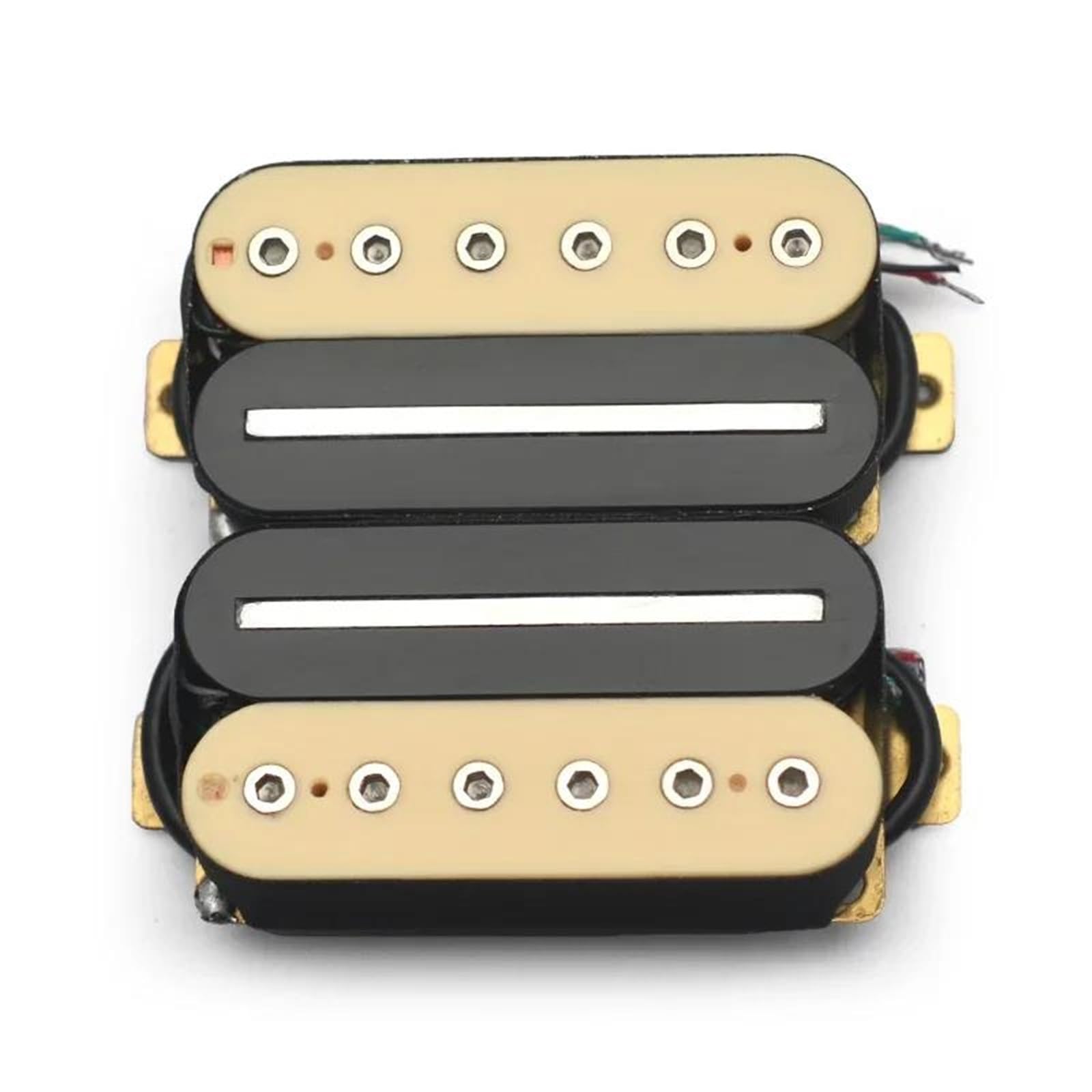 Pastillas De Guitarra Eléctrica Humbucker Para Guitarra Eléctrica | Hoja y tornillo hexagonal que ajustan la pastilla de guitarra de doble bobina con 4 cables de conducta/división de bobina