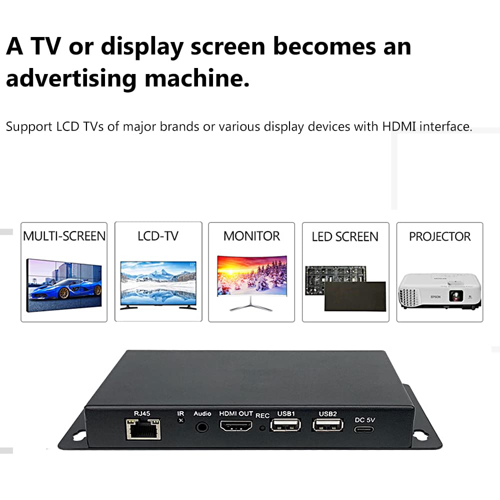 Free Management Software Android Digital Signage Player - 4K ...