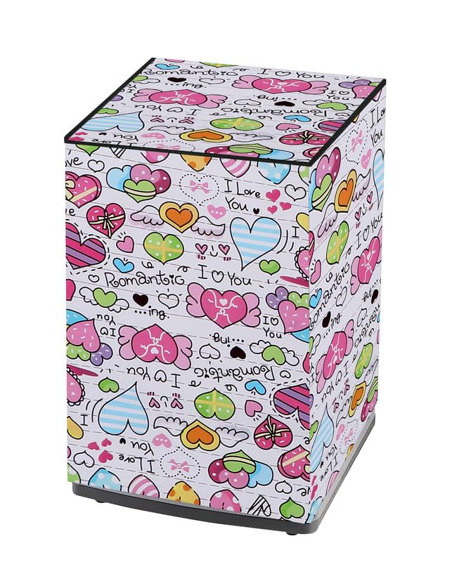 Image of Fully Automatic Top Load Washing Machine Cover Suitable For Samsung, Lg, Godrej, Whirlpool 6.5Kg, 7Kg, 7.5Kg, 8Kg, 9Kg, 10Kg, 11Kg ( 58Dx60Wx94H ), Waterproof Cover, Love .