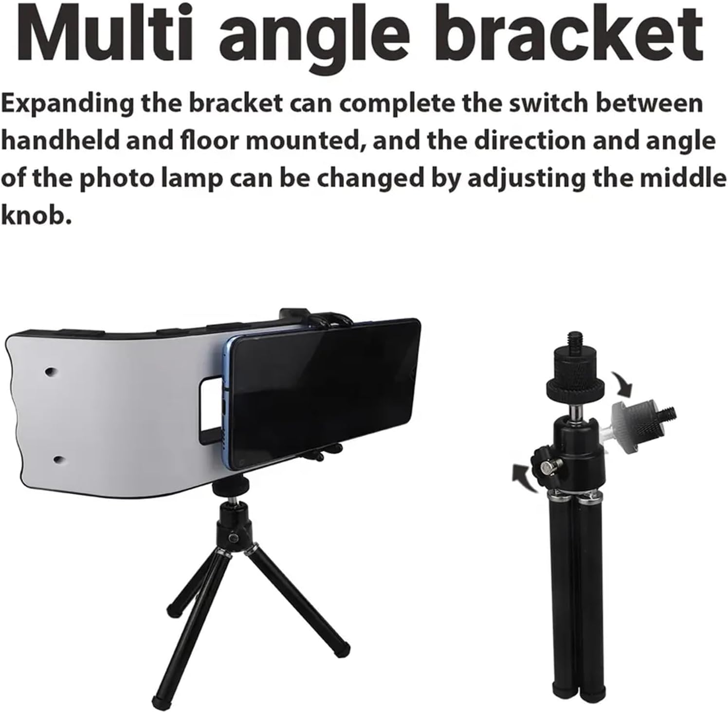 Kit di luci per fotografia dentale con luminosità regolabile per assistenza fotografica orale