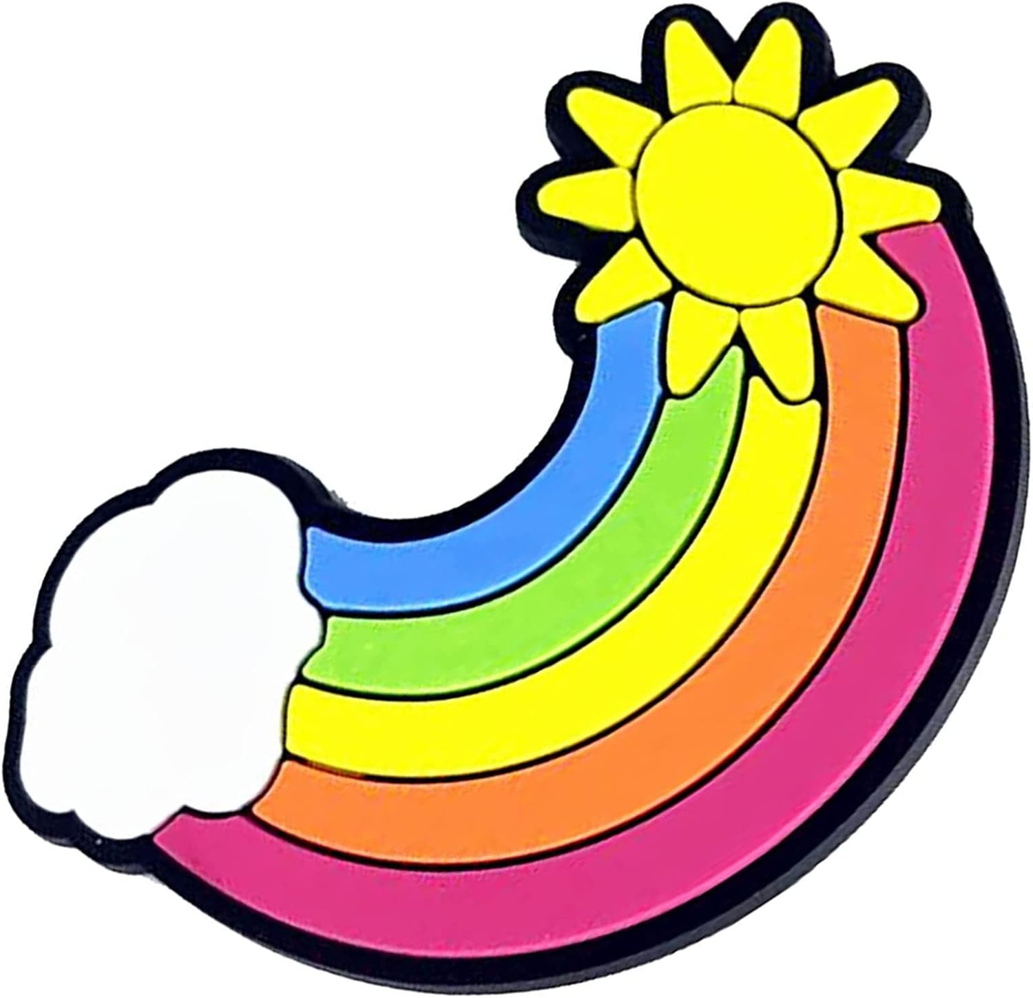 Lckaey Rubber Beach Bag Accessories Charms-PVC Rubber decoration-for EVA Purse Bogg Inserts Sport Charms Y064Figure 10