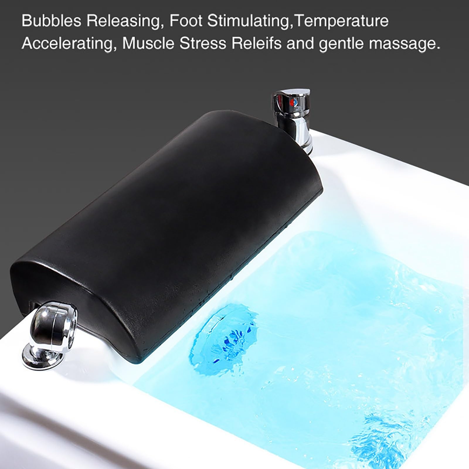 Fußbadewanne, Waschsalon, Fußbad, Waschbecken, Acryl, Massage-Fußbad, einstellbare Temperatur, mit Pediküre, Fußstütze, bunte Lampe, Fußbad, Stressabbau für Müdigkeit und müde Füße.