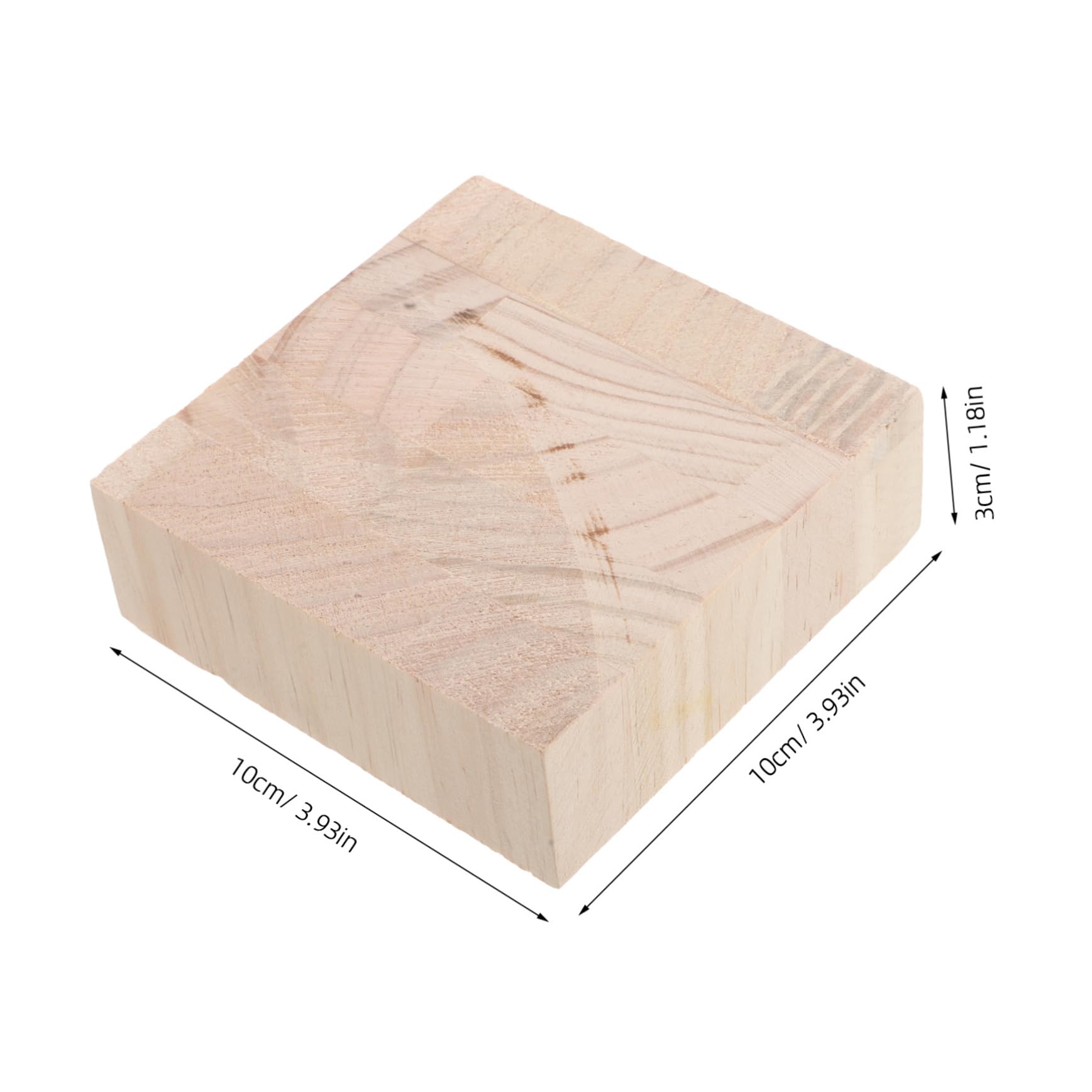 Housoutil 4pcs Wooden Furniture Risers Bed Height Extenders and Chair Leg Elevators Protects Floors and Improves Posture for Tables Beds and Chairs