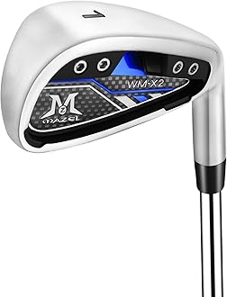 MAZEL WM-X1/2 Individual Men Golf Club Irons 1,2,3,4,5,6,7,8,9,Pitching Wedge,Approach Wedge,Sand Wedge with Graphite/Steel Shafts for Right Handed