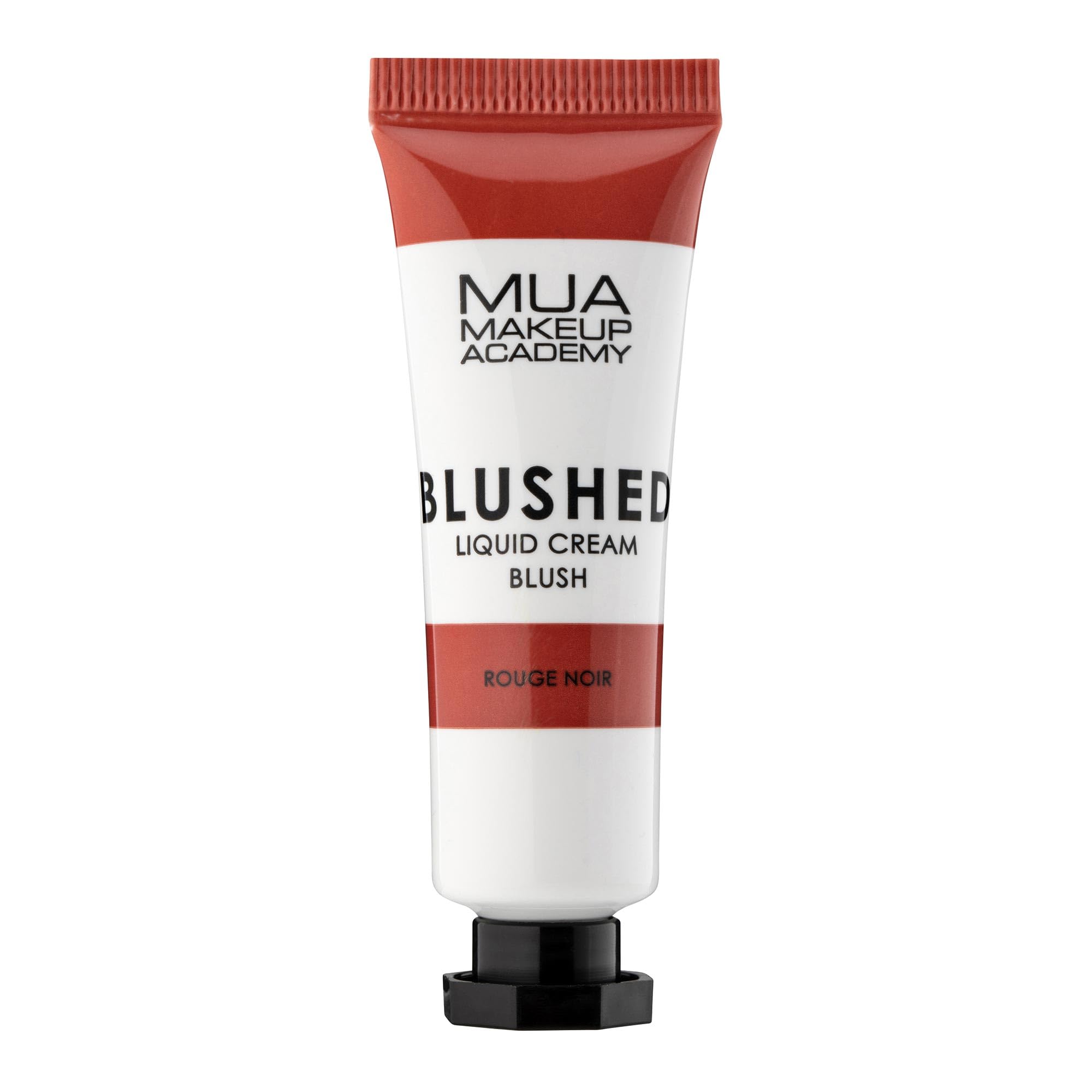 MUA Makeup Academy Blushed Liquid Cream Blusher, Highly Pigmented for Cheeks & Lips, Rouge Noir, 10ml - Vegan & Cruelty Free