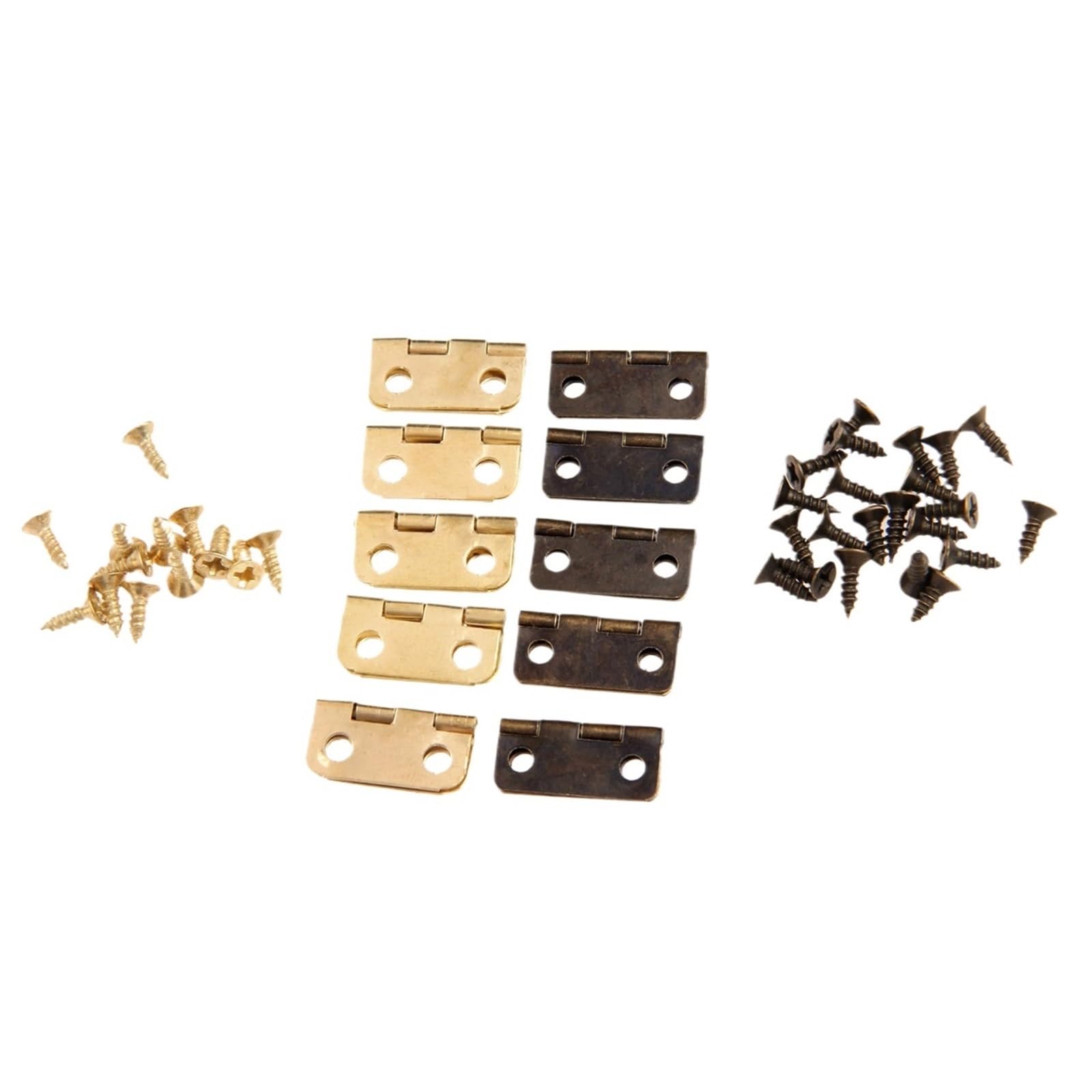 Kdhcvkz Black 10 Pcs Cabinet Hinges 16X13mm(Black)