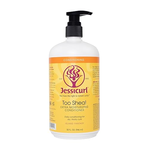 Miniatura 2 de Jessicurl, Too Shea! Acondicionador extra hidratante para cabello rizado, Island Fantasy, 8 onzas líquidas, acondicionador sin enjuague para cabello
