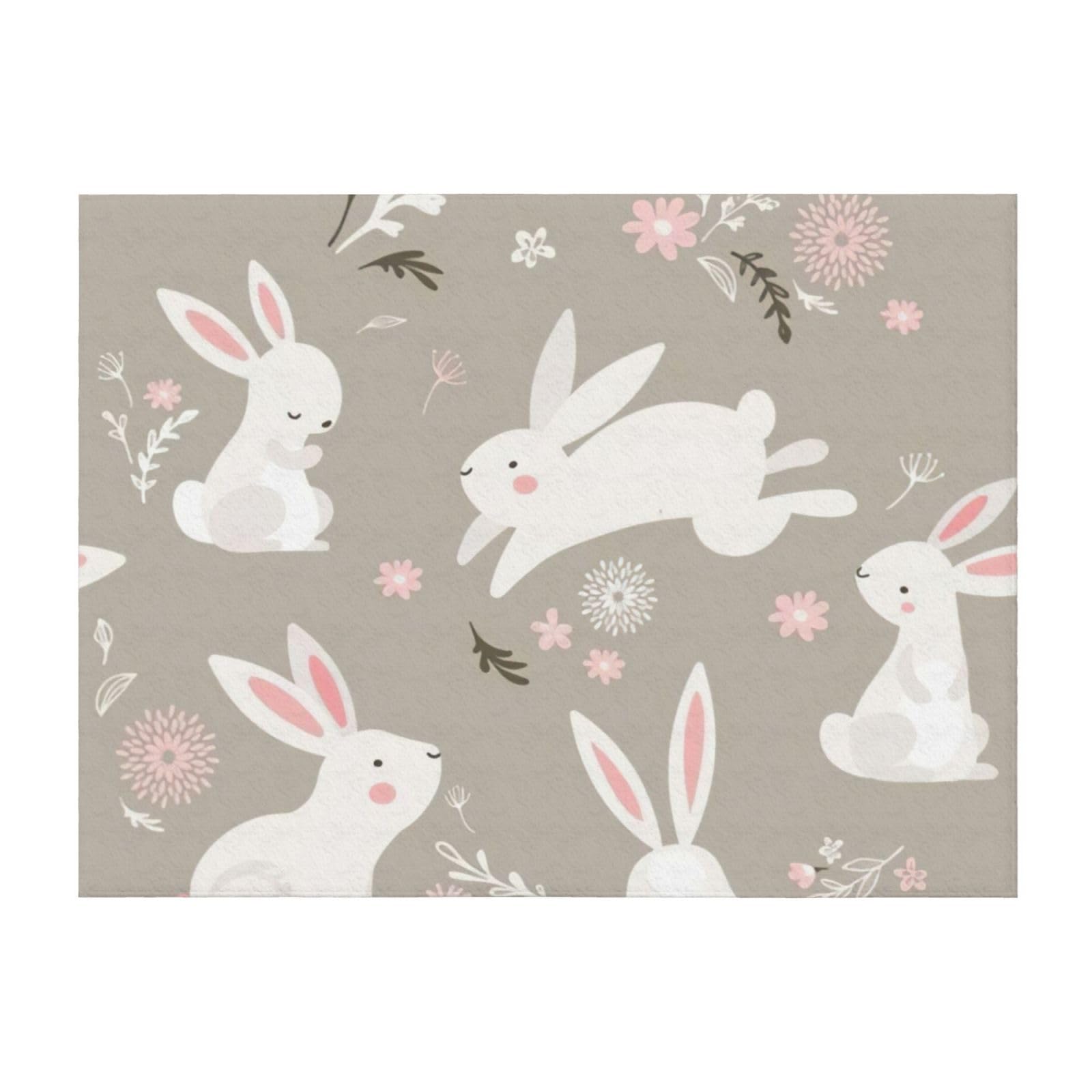 Couverture de lit légère microfibre imprimé floral plaid lit king size et reine