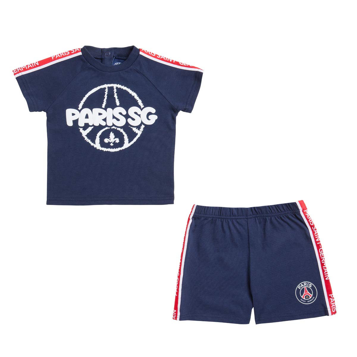 PARIS SAINT - GERMAIN Ensemble T-Shirt Short PSG bébé - Collection Officielle