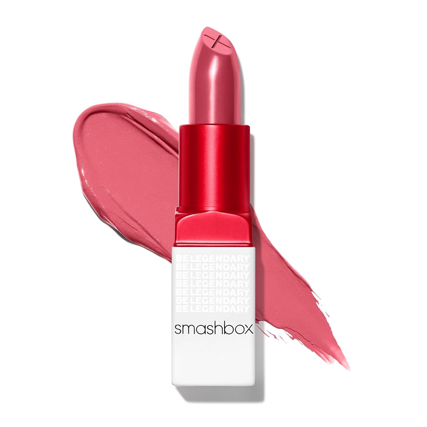 Smashbox Be Legendary Prime & Plush Lipstick | Creamy, Peptide-Infused, Lipstick with Primer for Smooth Color & Moisture Boosting Ceramides, 0.11 Ounce