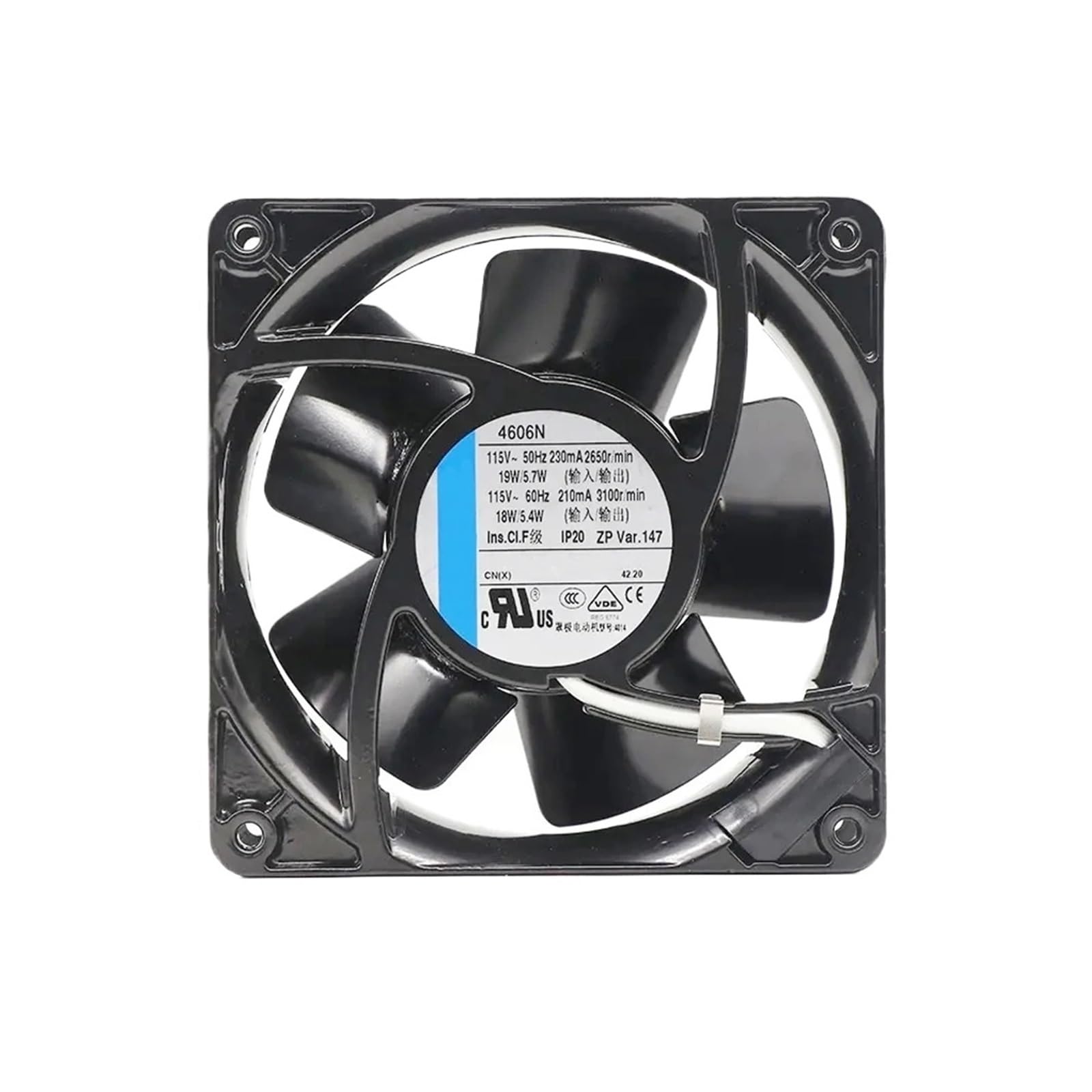 Ventilateur axial 120mm 4606N pour éliminer la chaleur des baies réseau