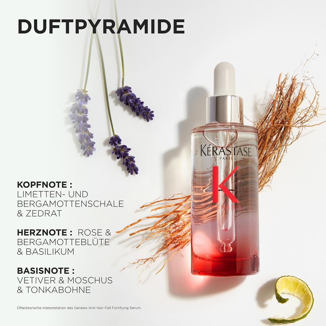 Kérastase Pflegeset mit Genesis Sérum Anti-Chute Fortifiant gegen Haarverlust und Haarbruch (90 ml) und Nutritive 8H Magic Night Serum (90 ml) für mehr Glanz und Geschmeidigkeit