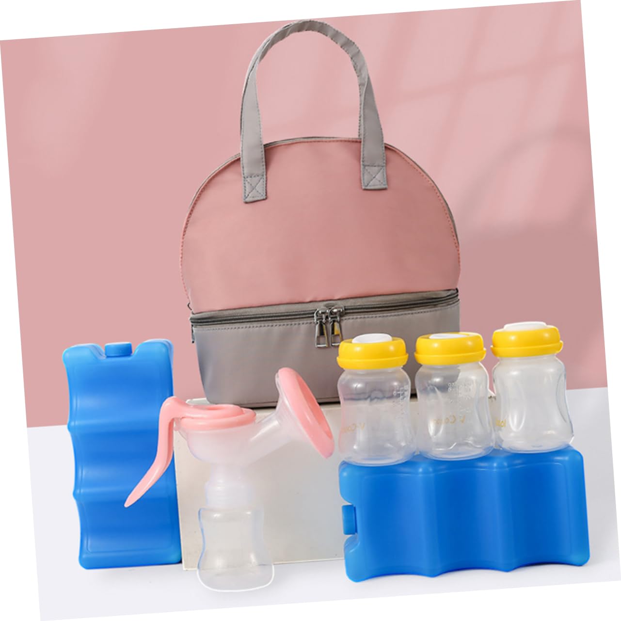 Abaodam 3pièces à Lait Maternel Portable De Conservation pour Allaitement avec Capacité Optimisée pour Mères pour Transport De Lait Frais Déplacement
