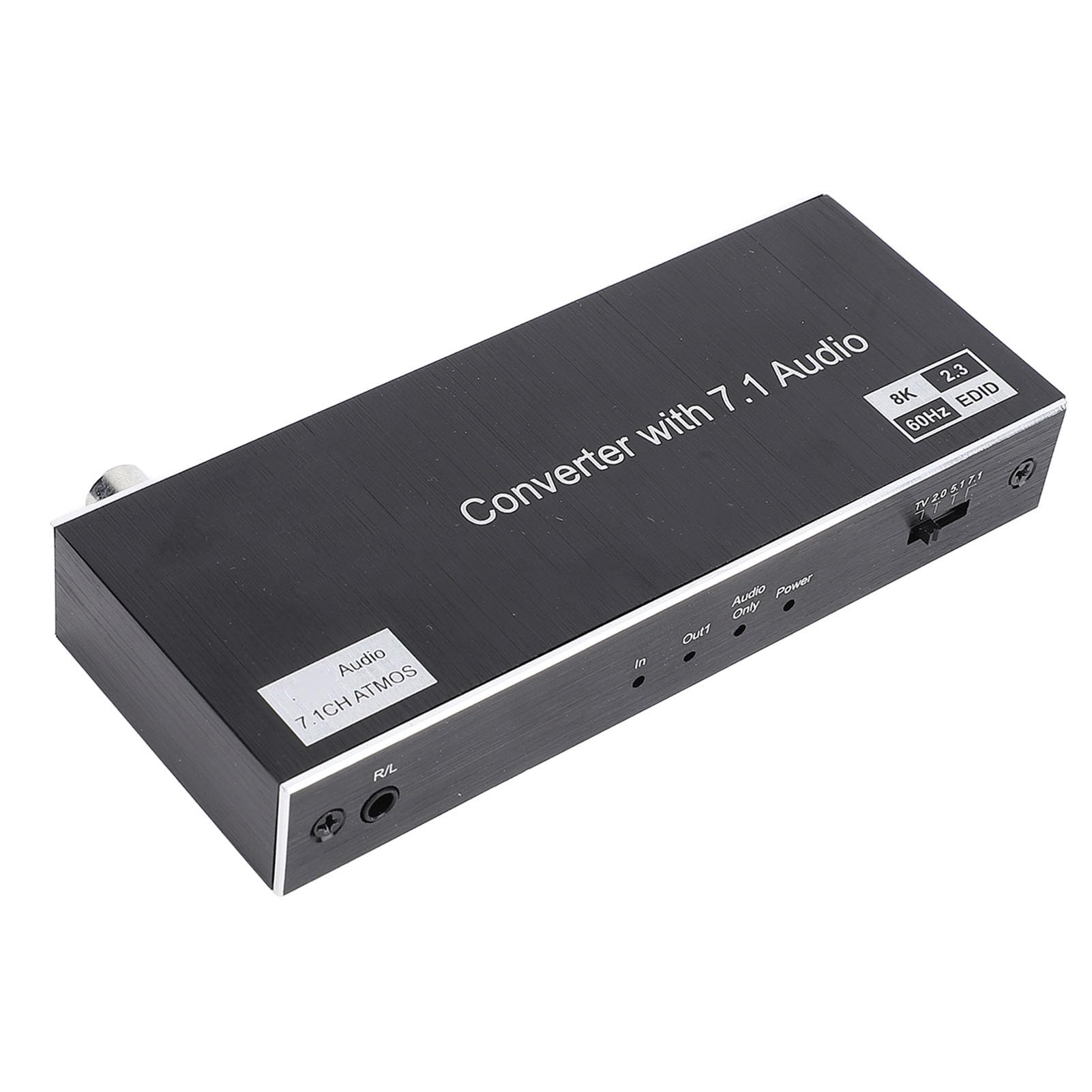Divisor de Conmutador Multivisor HDMI 8K, Conmutador Multivisor HDMI sin Costuras 1 en 2 Salidas con Control Remoto IR, 4K 120 Hz para Cámaras de Seguridad, HDTV, PC, Proyectores
