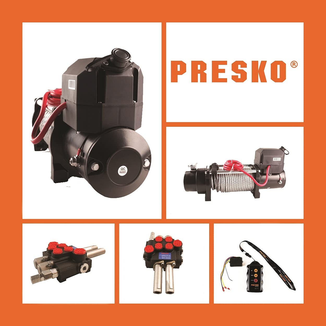Presko Hydraulik Akkumulator Hydroakkumulator Druckspeicher 0,5L 50 BAR - konstanter Druck - Industrie Landmaschinen LKWs Brandbekämpfung Forstwirtschaft Bauwesen