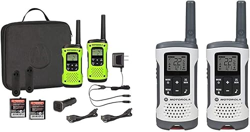 Motorola T605 Talkabout, paquete de 2 unidades con radio Motorola T260 Talkabout