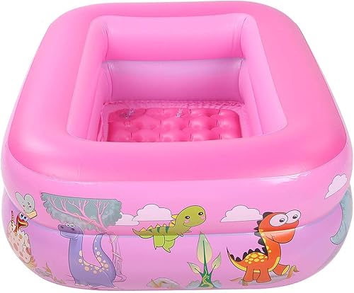 Piscina familiar inflable con bomba de 47.2 x 35.4 x 14.2 in, piscinas para niños y adultos o toda la familia, más que otras piscinas inflables para