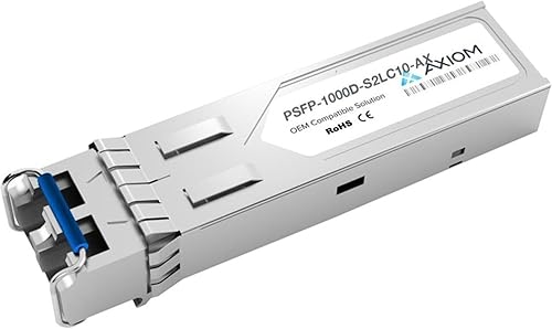 Axiom Memoria - Transceptor PSFP-1000D-S2LC10-AX 1000BASE-LX SFP para Perle - PSFP-1000D-S2LC10 - para red óptica, red de datos, 1 red 1000Base-LX -