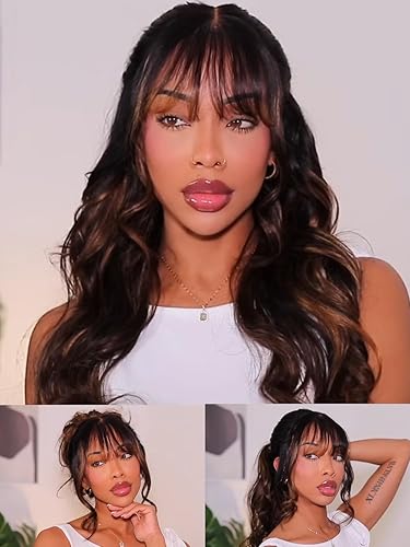 Miniatura 7 de Julia Hair Pre Everything - Pelucas de cabello humano con encaje frontal HD de 13 x 4 pulgadas, sin pegamento, precortadas, balayage, con reflejos,