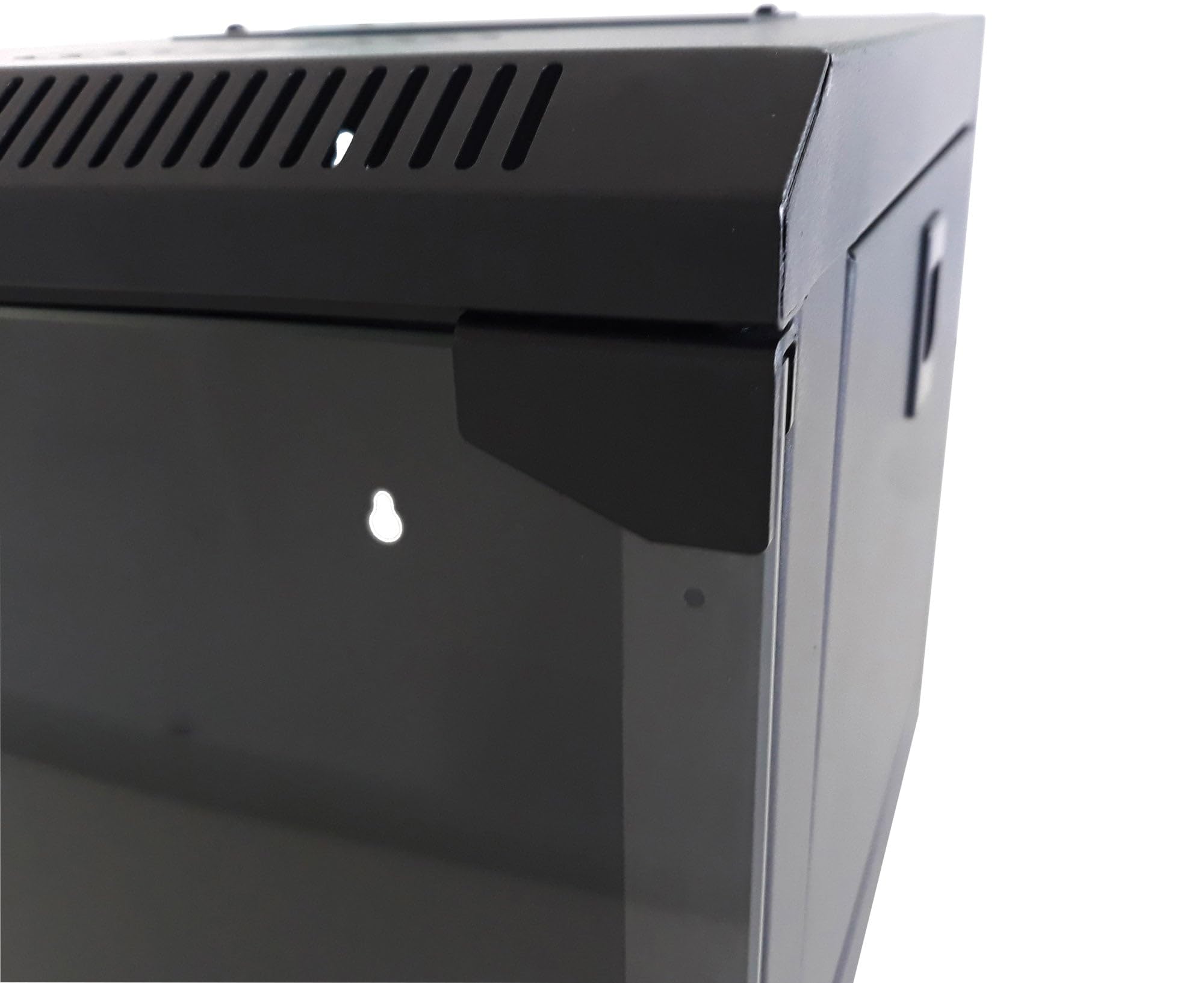 Techly Professional 362343 Armadio Rack 10" a Muro 4 unità Pannelli Asportabili Nero Nero