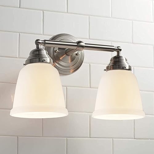 Miniatura 9 de Aspen Creative 23165-4 Pantalla de vidrio de repuesto para ventilador de techo con cuentas esmeriladas de transición, 2-1/4 pulgadas, 4-3/4 pulgadas