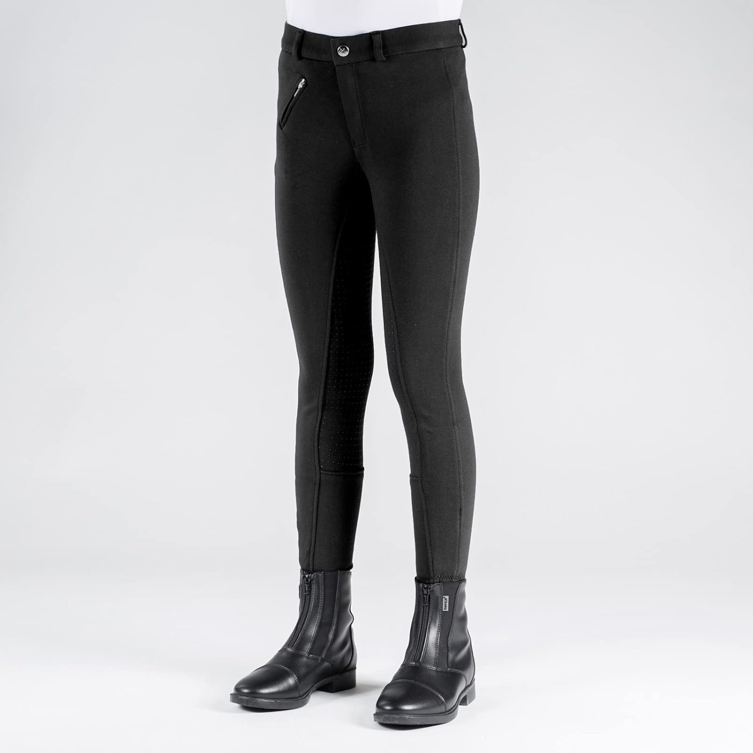 HORZE Active Kids' Unisex Silicone Grip Full Seat Horseback Riding Breeches