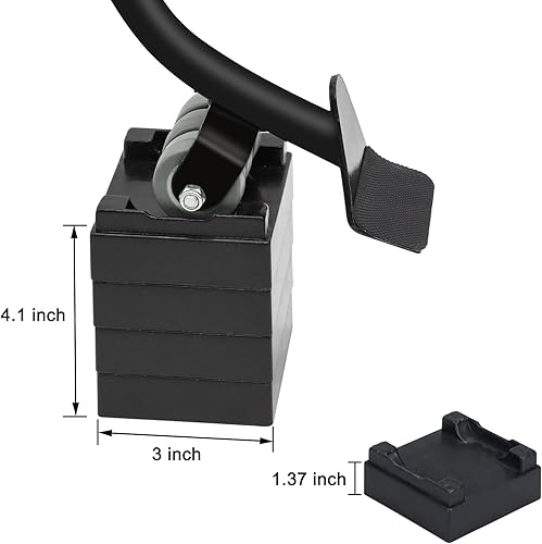 Miniatura 6 de Herramienta de Elevación de Muebles, Juego de Herramientas para Mover Electrodomésticos de 21" con Almohadillas Protectoras Deslizantes y Ruedas