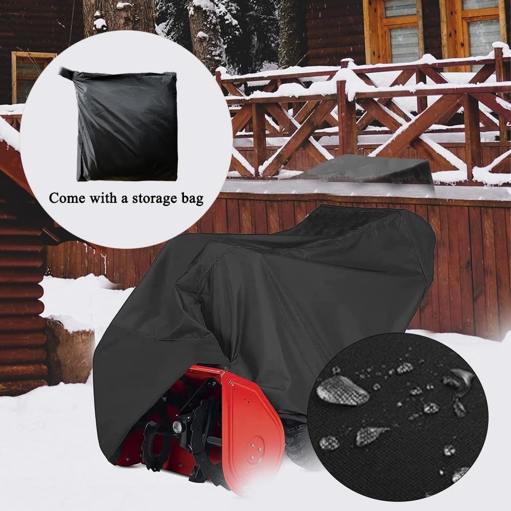 ColorLife Outdoors Snow Blower Cover-600D Heavy Duty Polyester,Waterproof,UV Protection - View #10