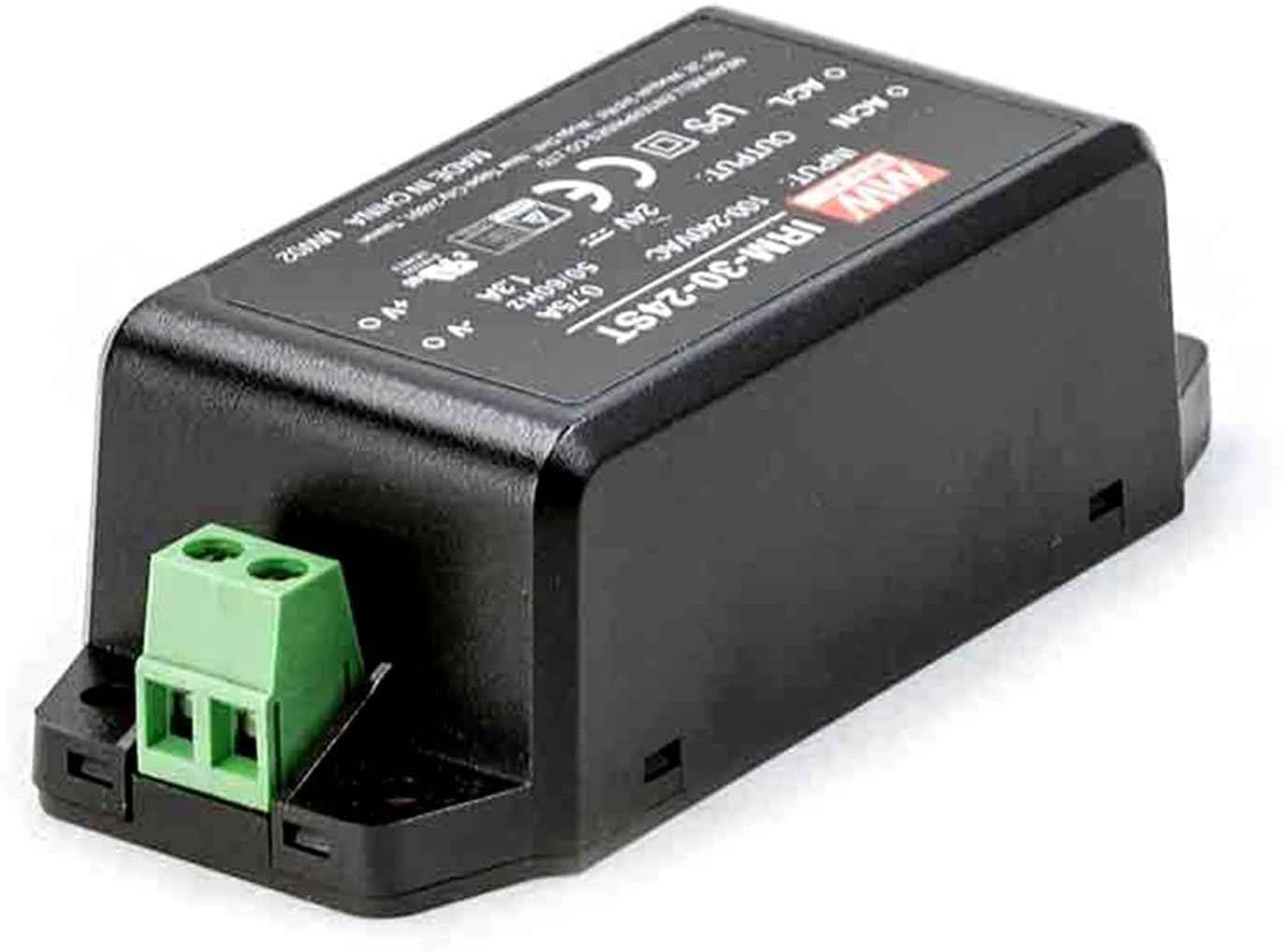 IRM-30-24ST 24V 1.3A 30W AC-DC Switching Power Supply, Industrial Automation, High Efficiency, Compact Design, Exceptional Reliability, Screw Terminal