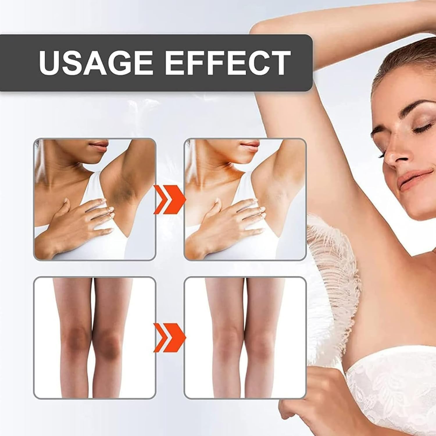 Crema schiarente e deodorante per ascelle, crema scurente e riparatrice per i genitali, lozione idratante per la cura delle ascelle, uniforma il tono della pelle, adatta a tutti i tipi di pelle