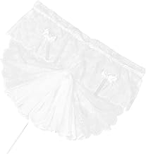 HOOTNEE Cortina De Renda Cortina Transparente Decoração De Casa Cortinas Transparentes Cortinas De Macramê Cortinas De Voile Cortinas De Janela Cortina De Balão De Renda Cortina De