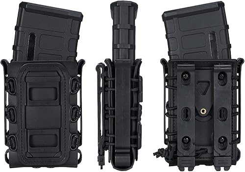 Miniatura 2 de IDOGEAR Mag Pouch 0.219 in Rifle Magazine Bolsas 0.300 in Molle Softshell Universal Mag Carrier para M4 AR15 M16 AK Magainzes