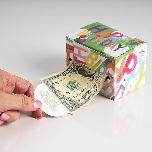 Miniatura 10 de Current Dispensador de dinero navideño de renos y bolsa de regalo, 2-12 x 3 pulgadas con bolsa de regalo de 3 x 6-12 x 9 pulgadas, divertida caja de