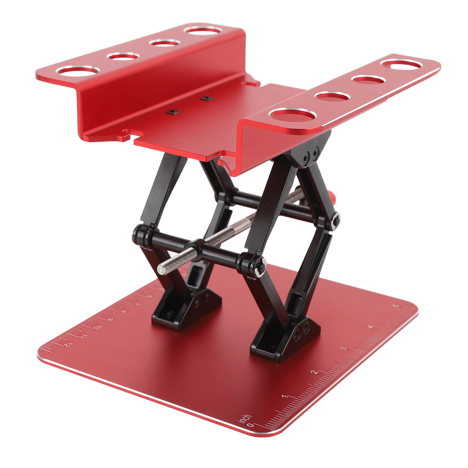 Soporte de Trabajo para Coche RC, Estación de Reparación de Metales para Modelos 1:8/1:10, Soporte Giratorio Ajustable para Entusiastas del Coche con Control Remoto (#)