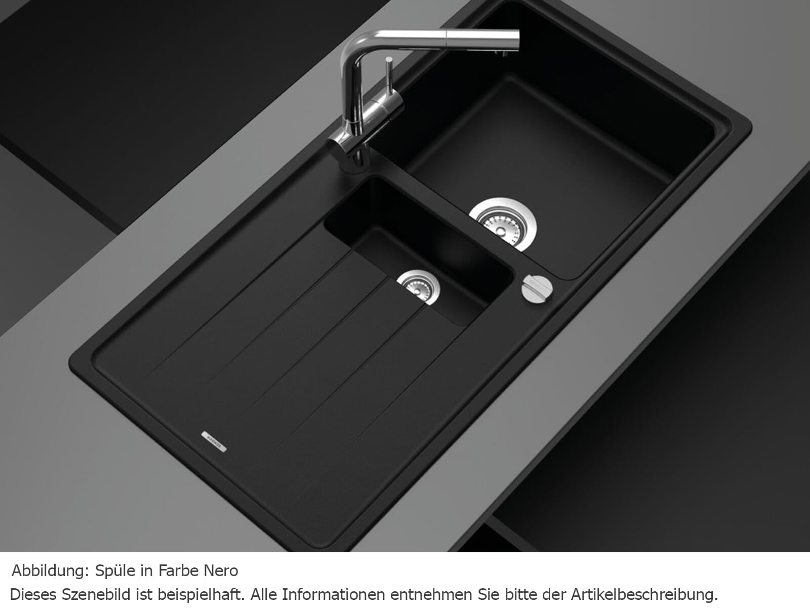 Schock Superb D-150 A Onyx - SUPD150AGON Granitspüle