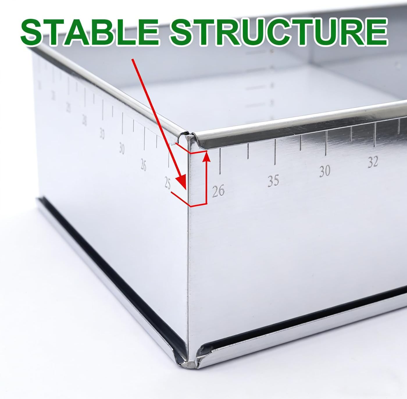 Adjustable Rectangle Mousse Cake Ring Mold,Large Square Springform Stainless Steel Baking Mould,Tiramisu Frame Big Size ，Heavy Duty Baking Accessories
