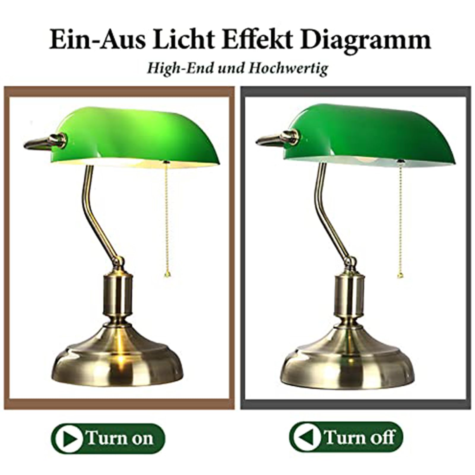 2 Hanglampen vintage / retro met dikke glazen lampenkap, messing metaal